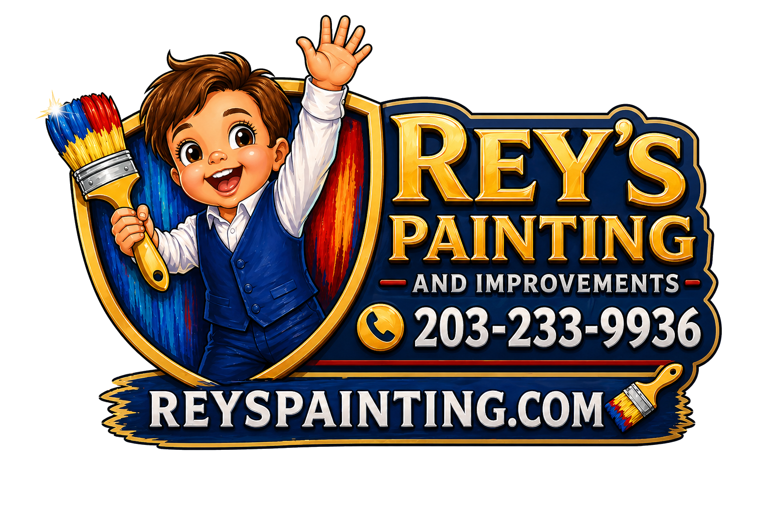 Rey's Painting and Improvements logo